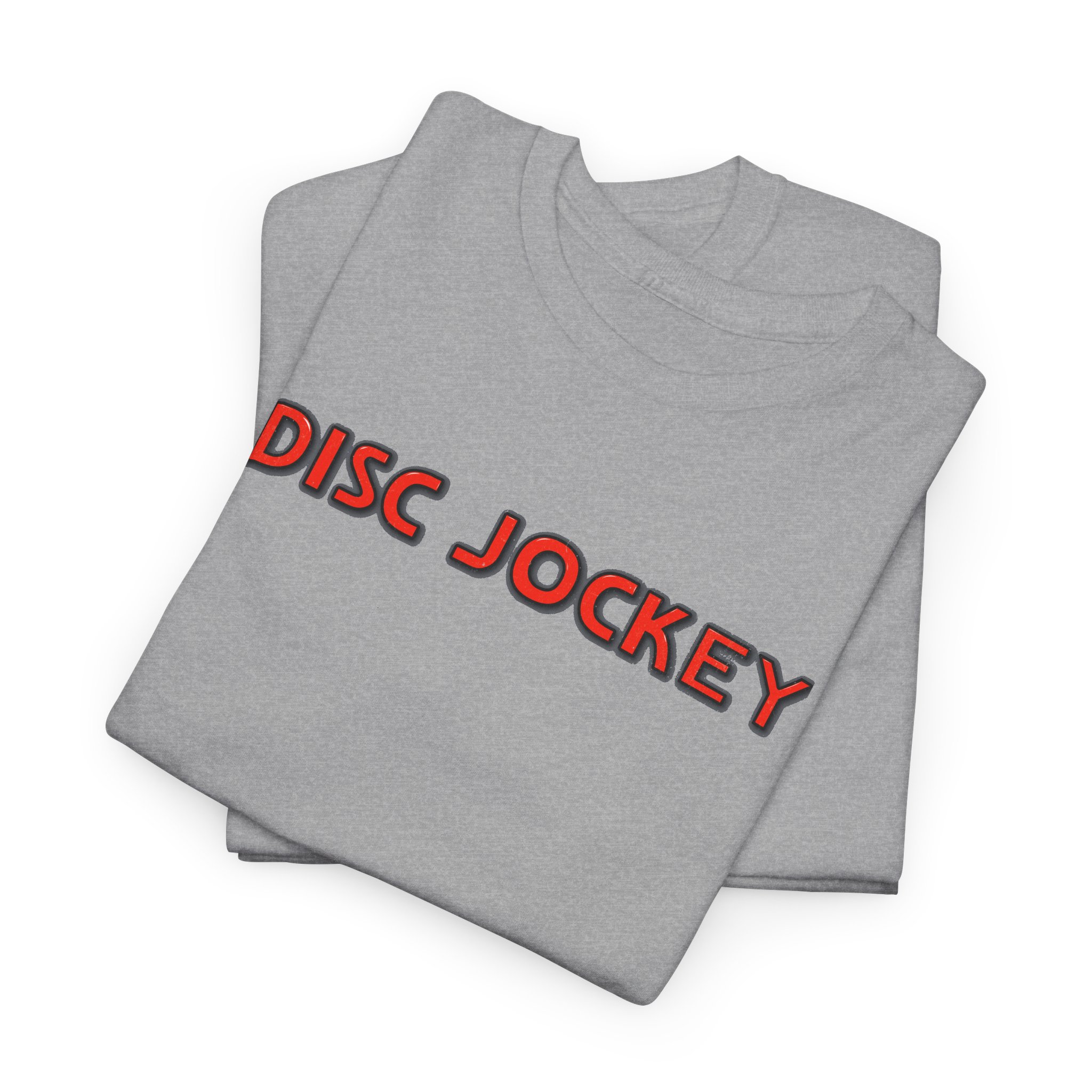Disc Jockey Retro Music Lover Tee, 80s 90s Unisex Heavy Cotton T-shirt 8 Colors - Image 2