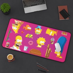 Simpsons Lover – Homer Marge Lisa Bart Grandpa – Desk Mat Gaming Mouse Pad