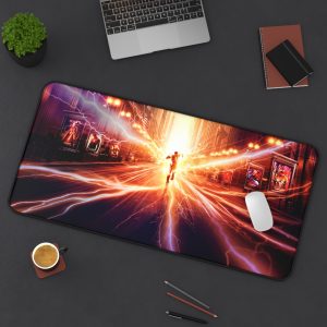 The Flash Barry Allen – Desk Mat Gaming Mouse Pad – Premium Stitched Edges