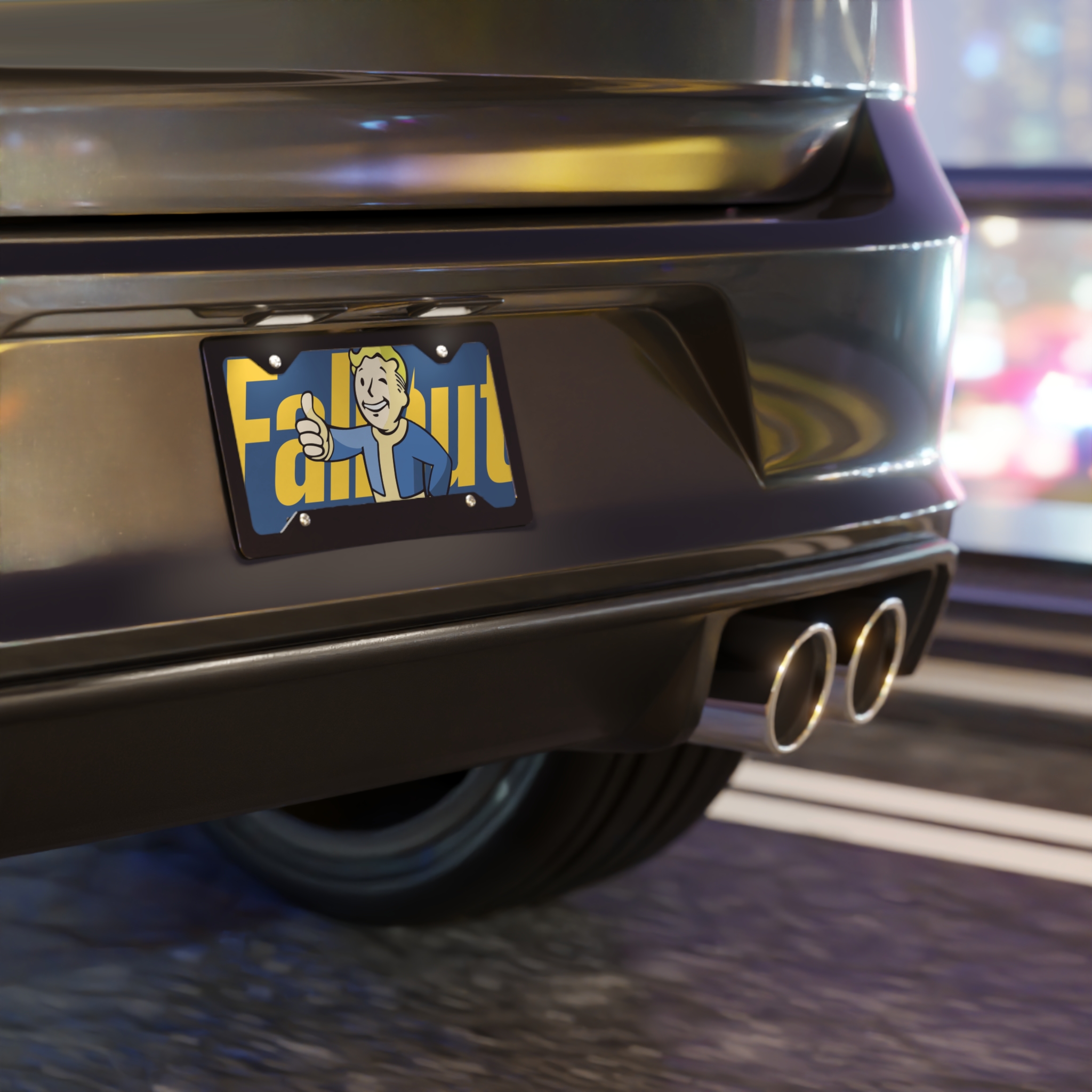 Fallout Pip-Boy Inspired Vanity Plate - view 3