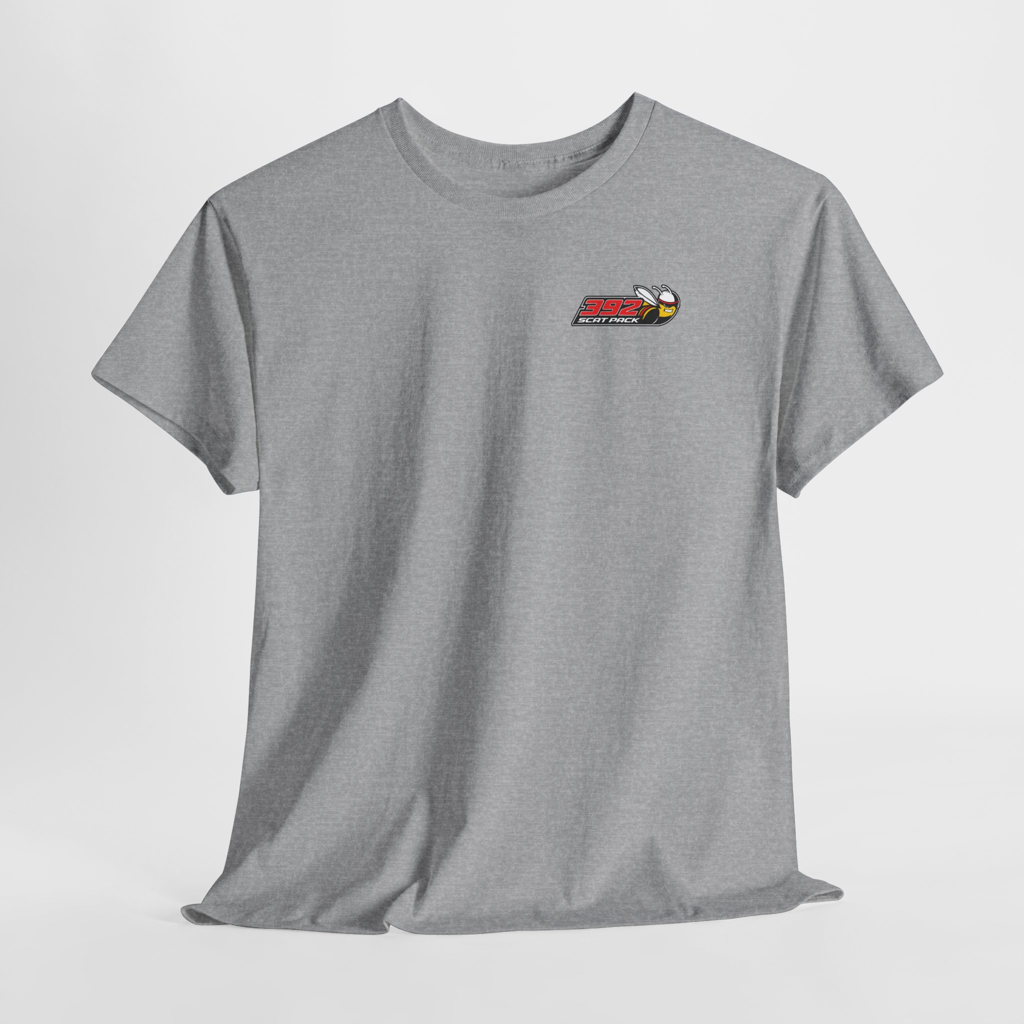 392 Scat Pack IndiGO Blue Muscle Car T-Shirt | Street Drag Racing Show Tee - Image 6