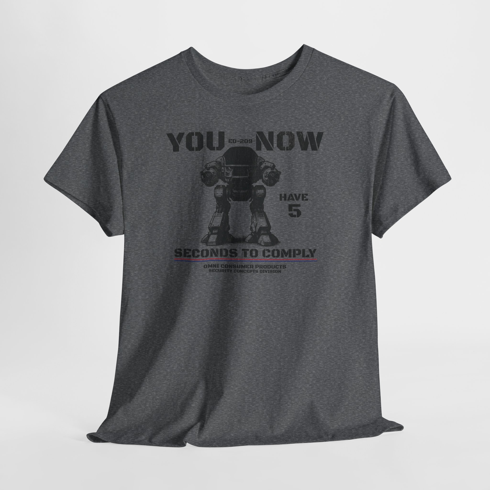 ED-209 NOW 5 Seconds to Comply RoboCop Shirt 80s Movie Fan Gift DTF S-5XL Colors - Image 19