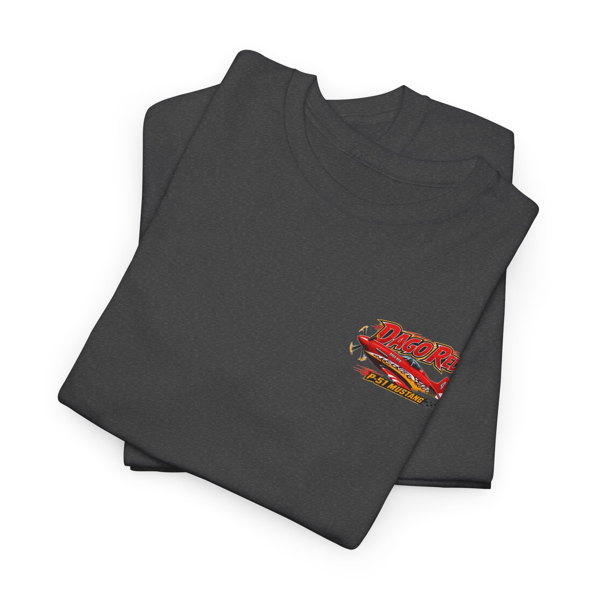 Dago Red P51 Mustang | Reno Air Racing Aviation Lover | T-Shirt Tee S-5XL - Image 7