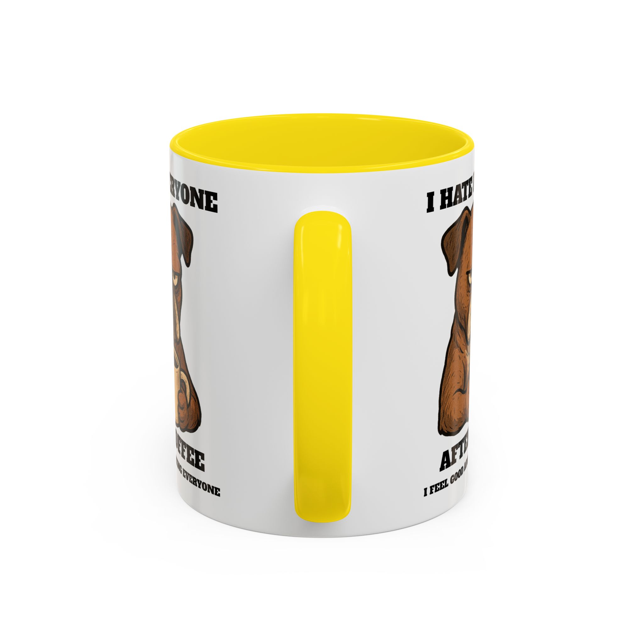 Grumpy Bull Dog – Animal and Coffee Lovers Funny “I Hate - view 59