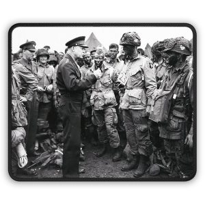 D-Day – Dwight D. Eisenhower 101st Airborn – WWII History Buff – Mouse Pad