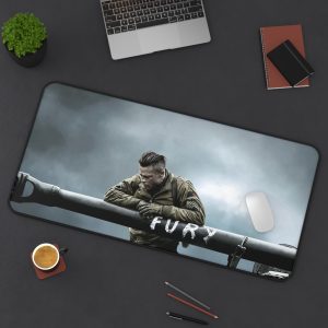 Fury – WWII Movie Fan Art – 3 Sizes Available – Desk Mat – Mouse Pad