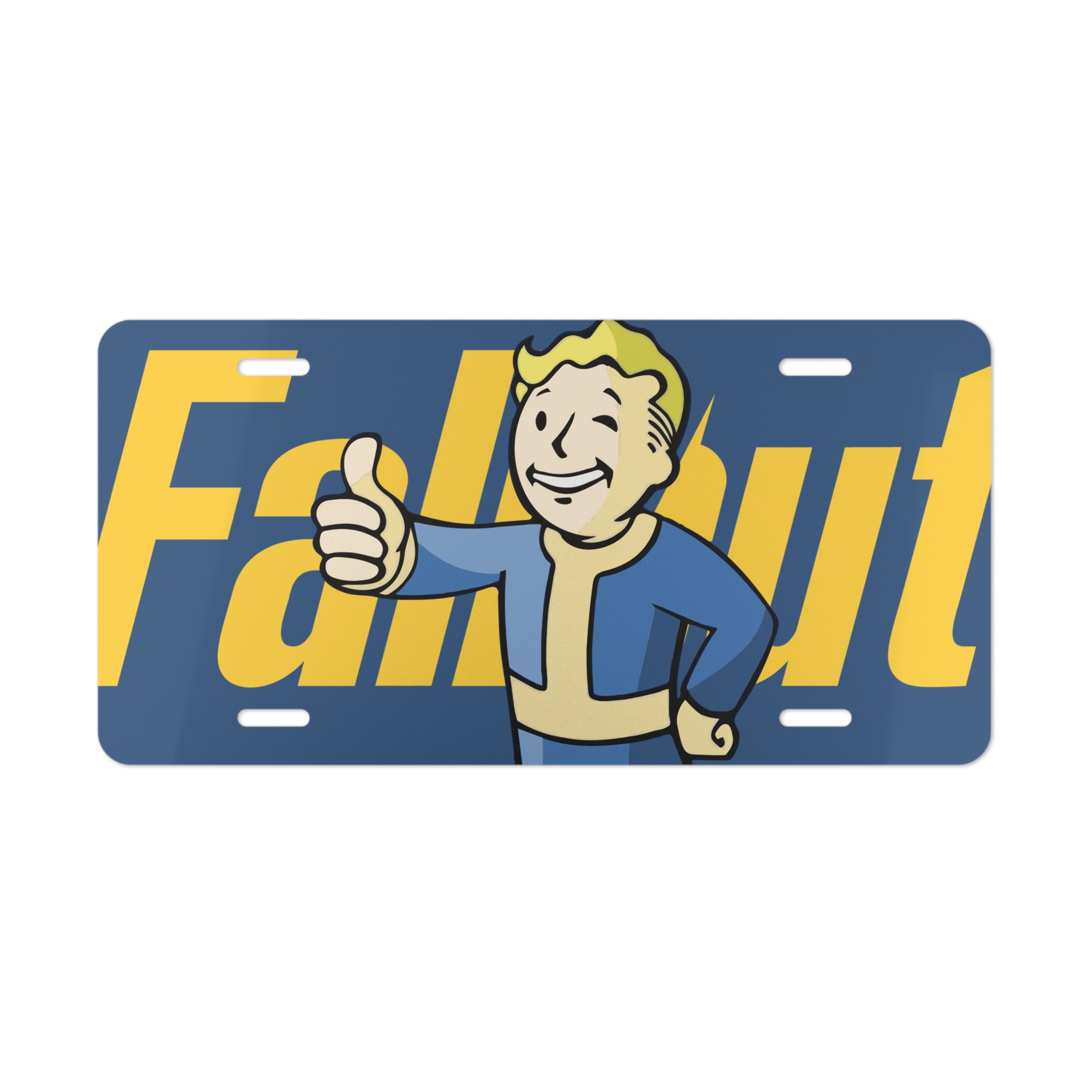 Fallout Pip-Boy Inspired Vanity Plate – Gamer Man Cave Decor – Video Game Lover