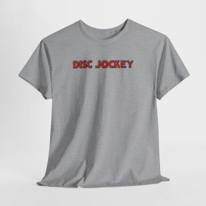 Disc Jockey Retro Music Lover Tee, 80s 90s Unisex Heavy Cotton T-shirt 8 Colors