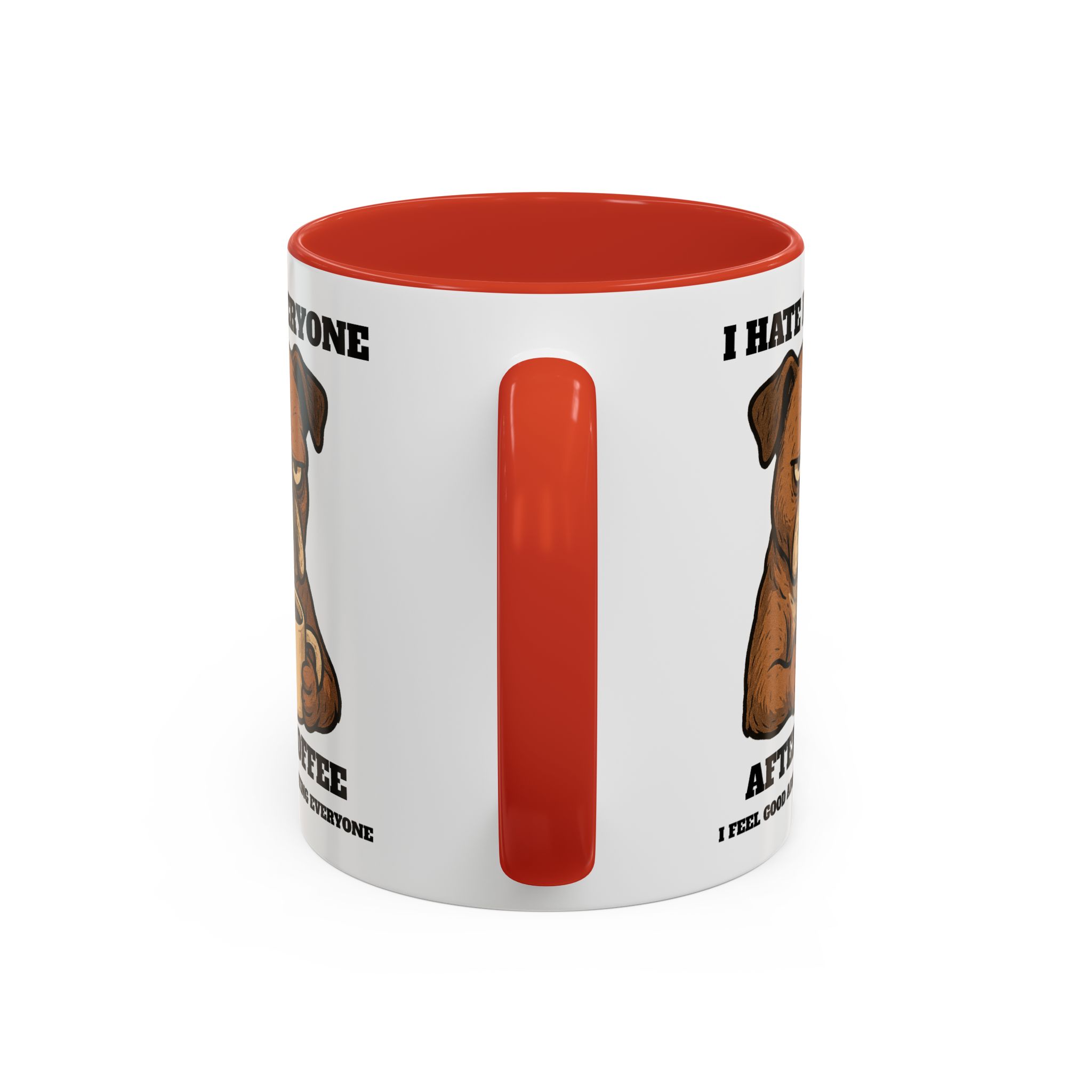 Grumpy Bull Dog – Animal and Coffee Lovers Funny “I Hate - view 24