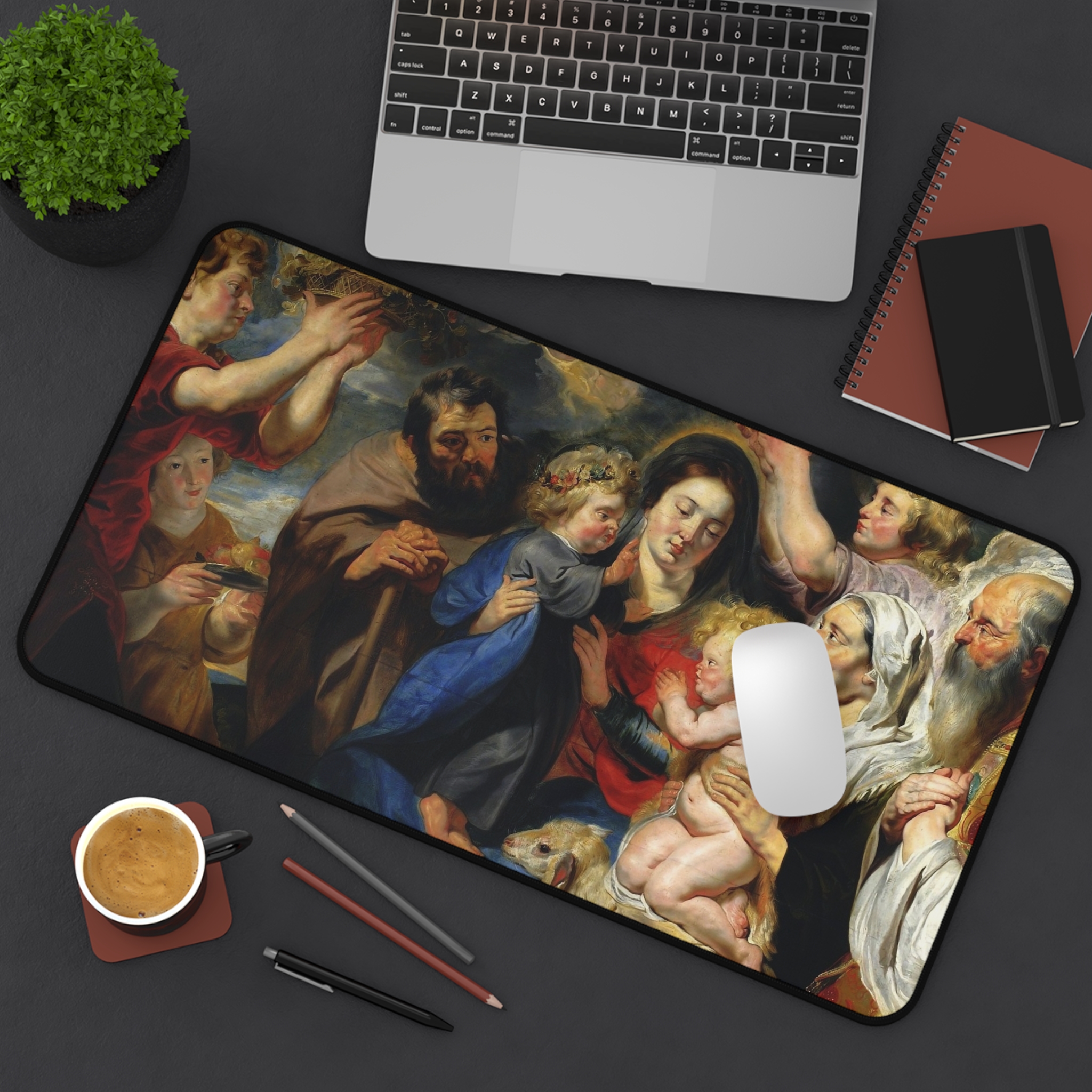Holy Family Desk Mat - Renaissance Religious Art - view 4