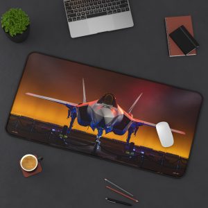 Lockheed Martin F35a – Fighter Airplane – 3 Sizes High Quality Desk Mouse Pad