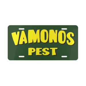 Vamonos Pest Breaking Bad – Custom Design Vanity Plate – 100% Aluminum
