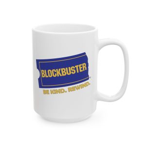 Blockbuster Be Kind Rewind – Custom Design 80’s Rule – Ceramic Mug (11oz, 15oz)