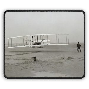 Wright Flyer First Flight 1903 Kitty Hawk Mouse Pad 9×7 History Gift