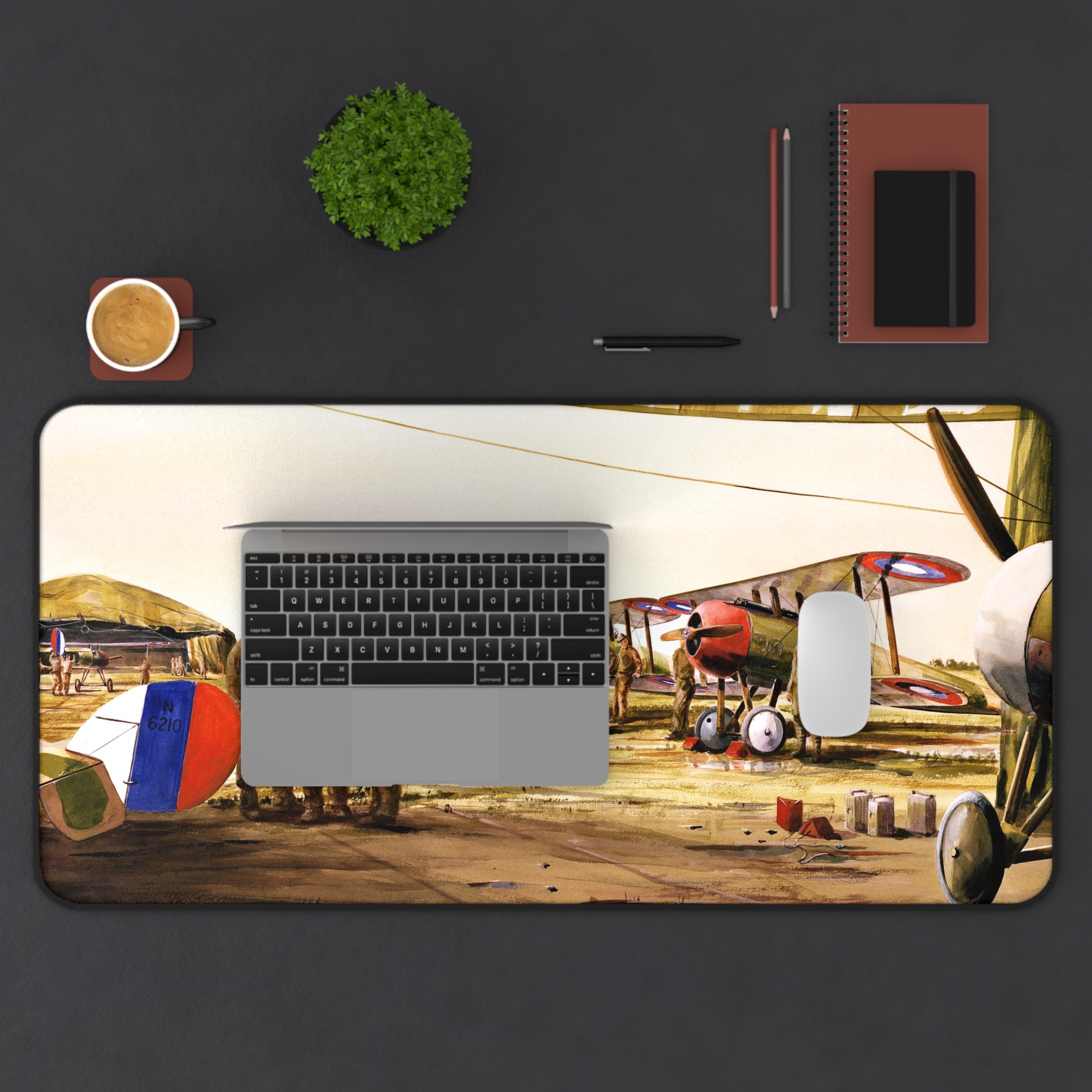 Villeneuve France WWI Aviation Art Desk Mat - view 4