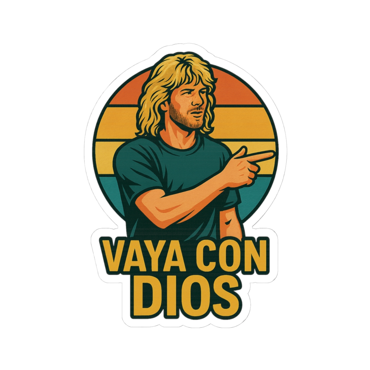 Point Break Vinyl Sticker - Bodhi Vaya Con Dios - view 7