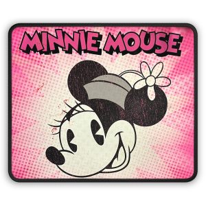 Minnie Mouse – Pink Vintage Retro Design for Minnie Lovers – Premium Mouse Pad