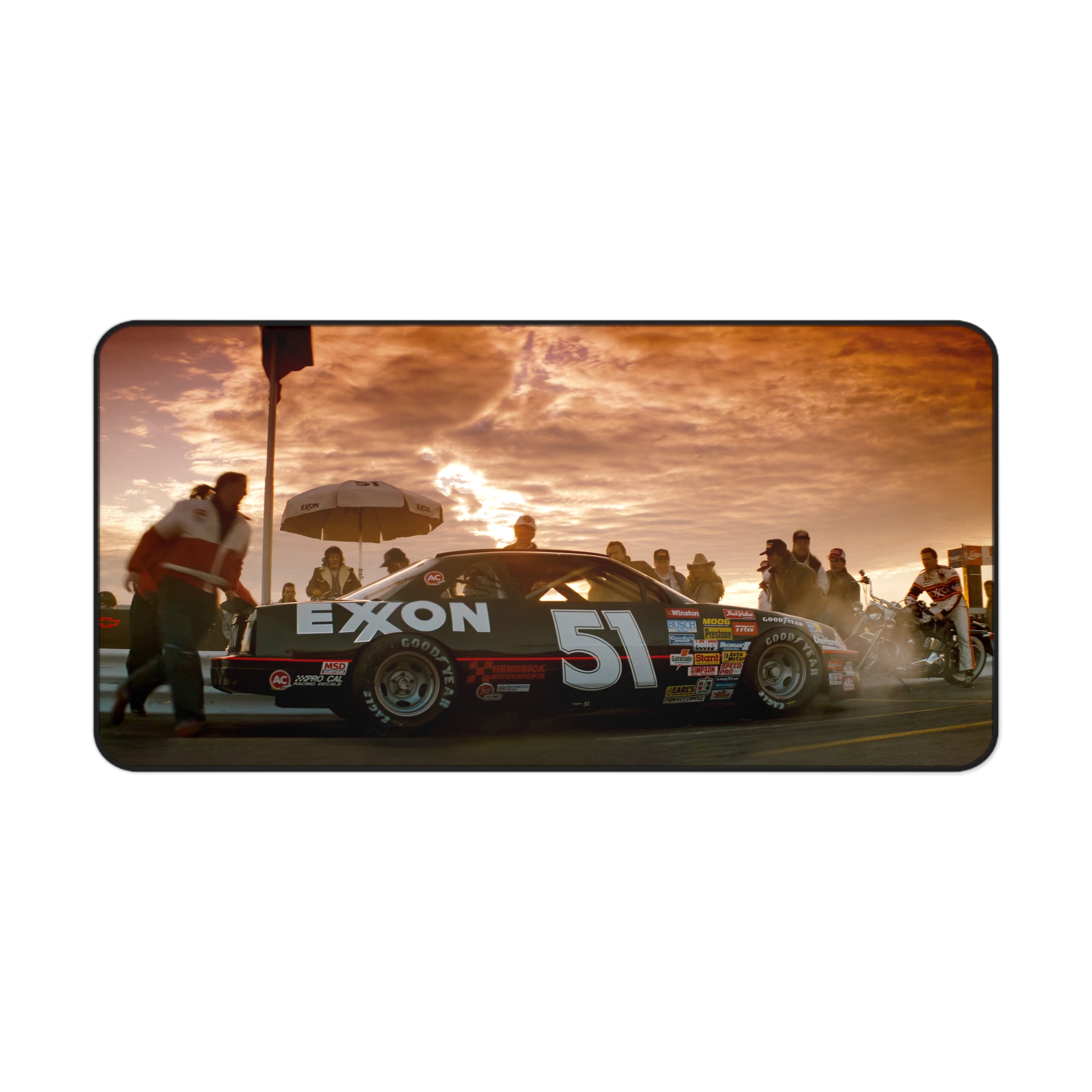 Days of Thunder Desk Mat | Exxon 51 Rowdy Burns NASCAR | Movie Fan Gift