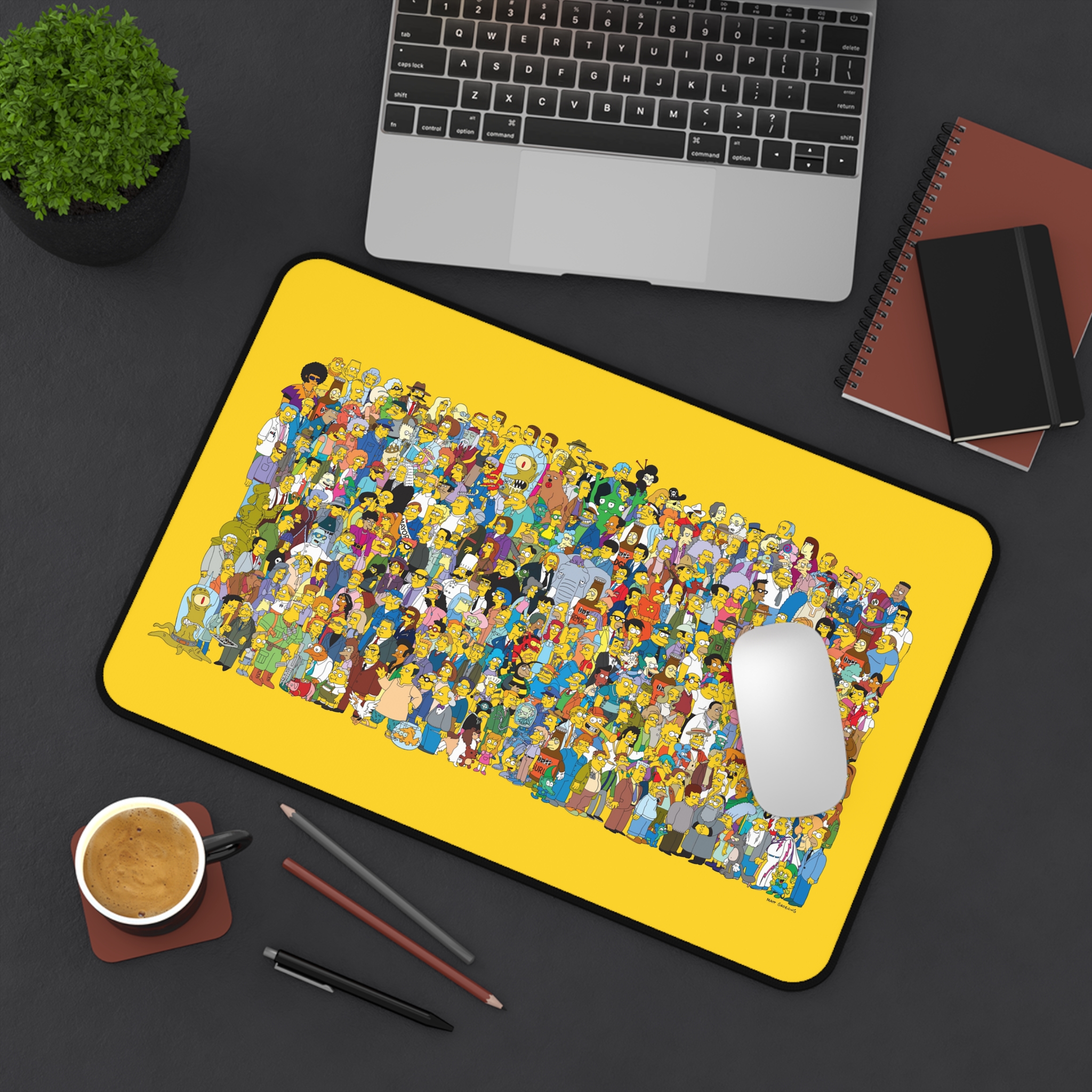 The Simpsons All Characters Desk Mat Mouse Pad - view 9