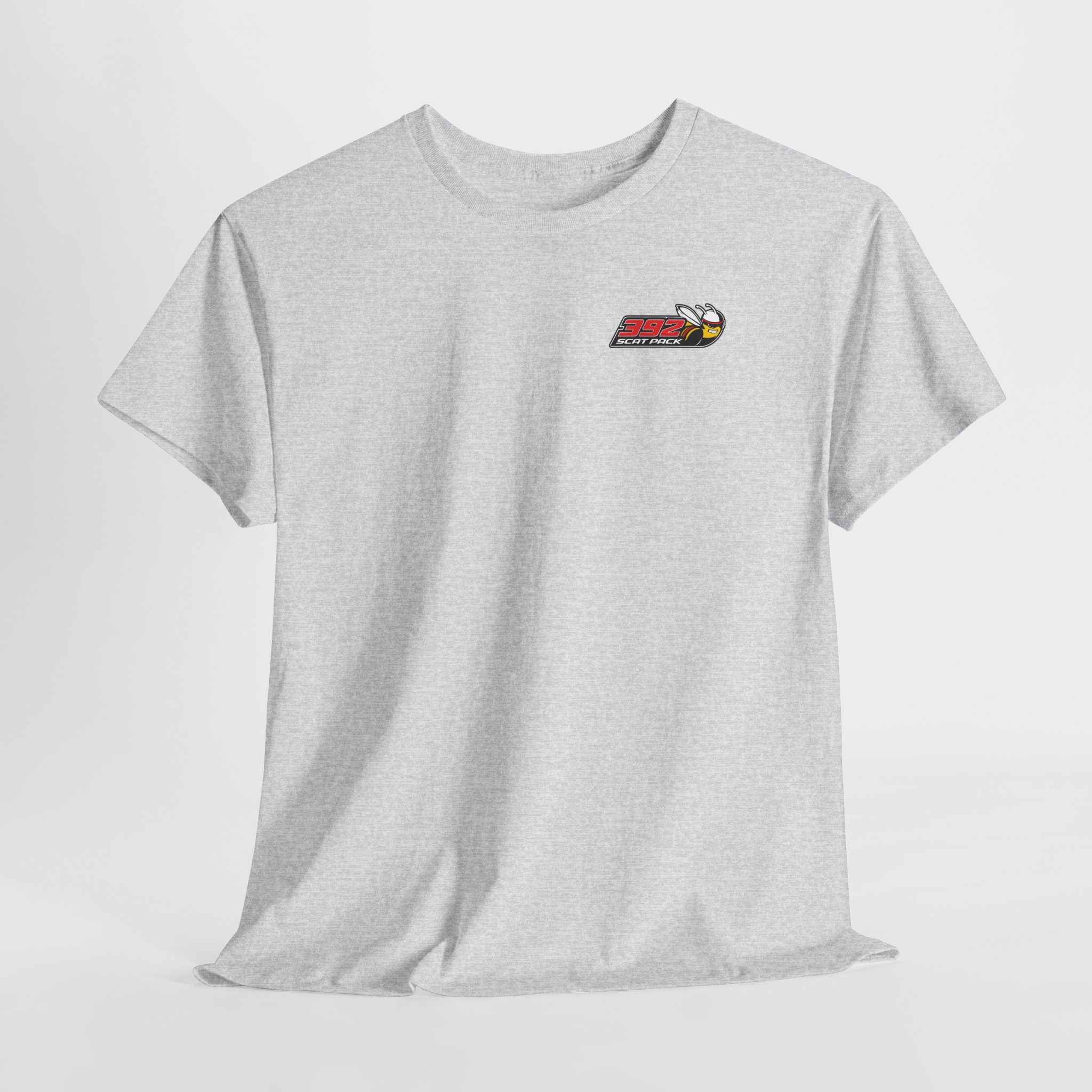 392 Scat Pack IndiGO Blue Muscle Car T-Shirt | Street Drag Racing Show Tee - Image 3