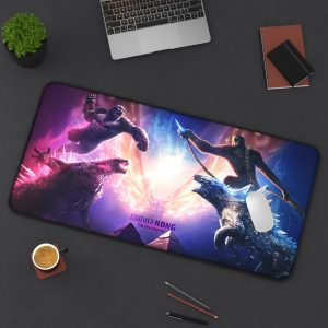 Kong vs Godzilla New Empire | Movie Fan Art | Premium Stitched Edges Desk Mat