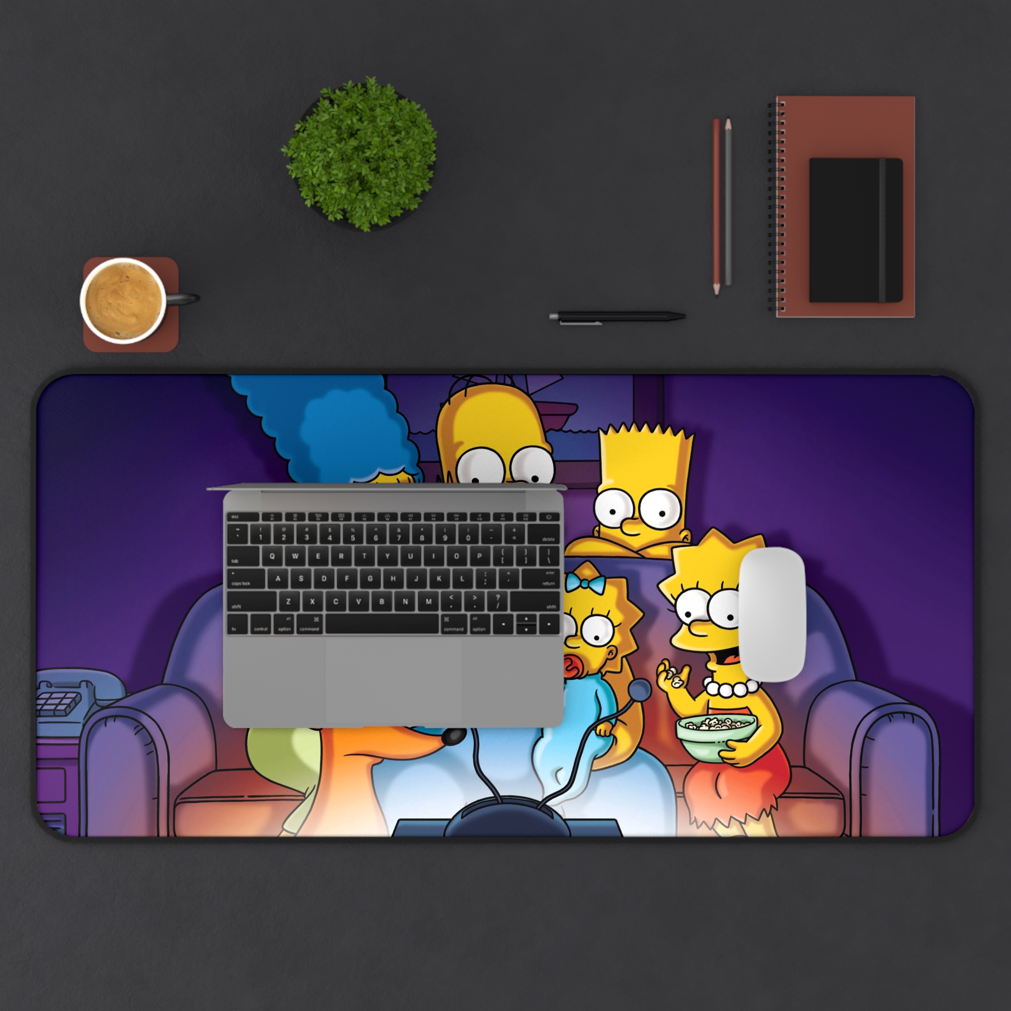 Simpsons Lover - Family Watching TV - view 5