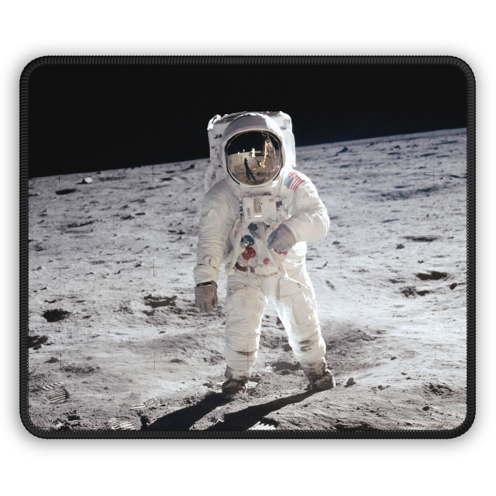 NASA Astronaut (Buzz) Aldrin, Jr. 1969 Moon Landing – Space – Gaming Mouse Pad