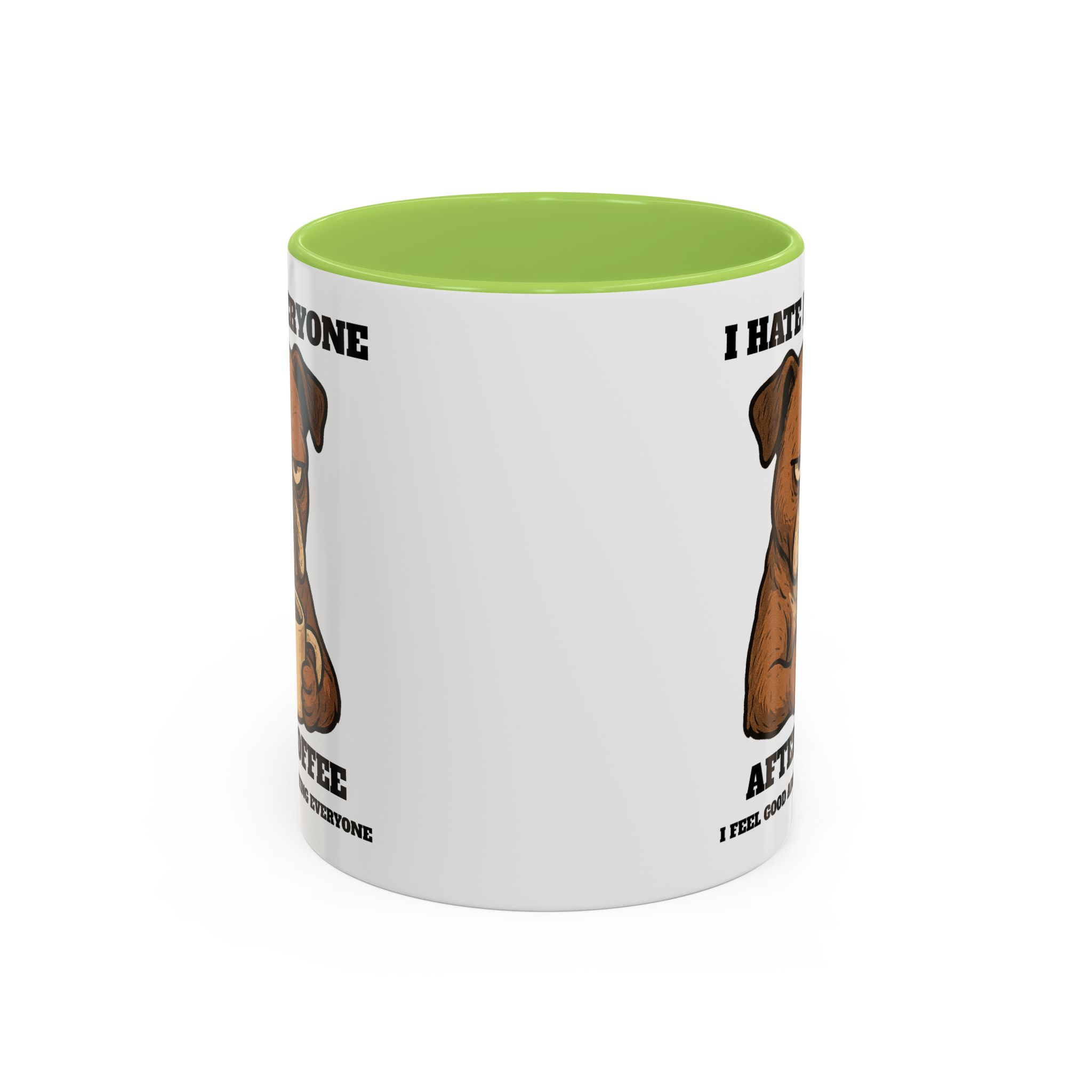 Grumpy Bull Dog – Animal and Coffee Lovers Funny “I Hate - view 61