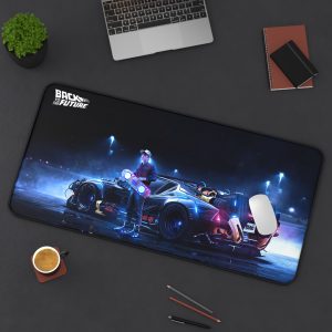 Back to the Future – Movie Fan Art – Premium Quality Large Desk Mat Mouse Pad