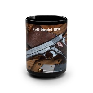 Colt 1911 Coffee Mug | Firearm Enthusiast Gift | Military Pistol Ceramic Cup