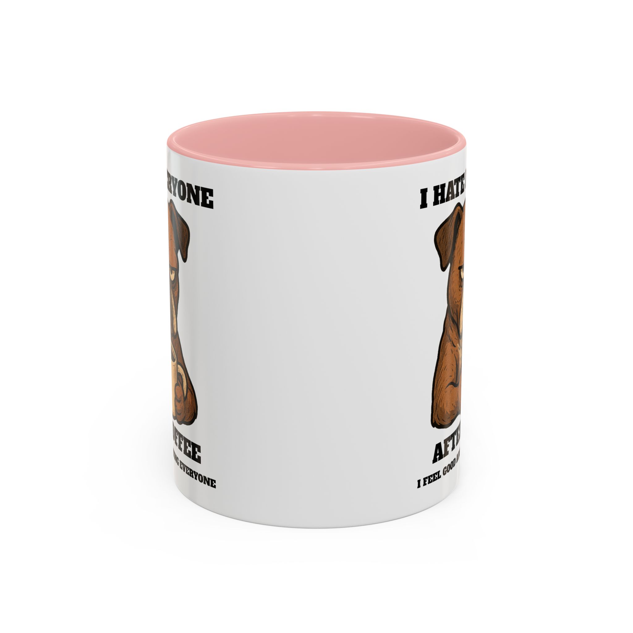 Grumpy Bull Dog – Animal and Coffee Lovers Funny “I Hate - view 16