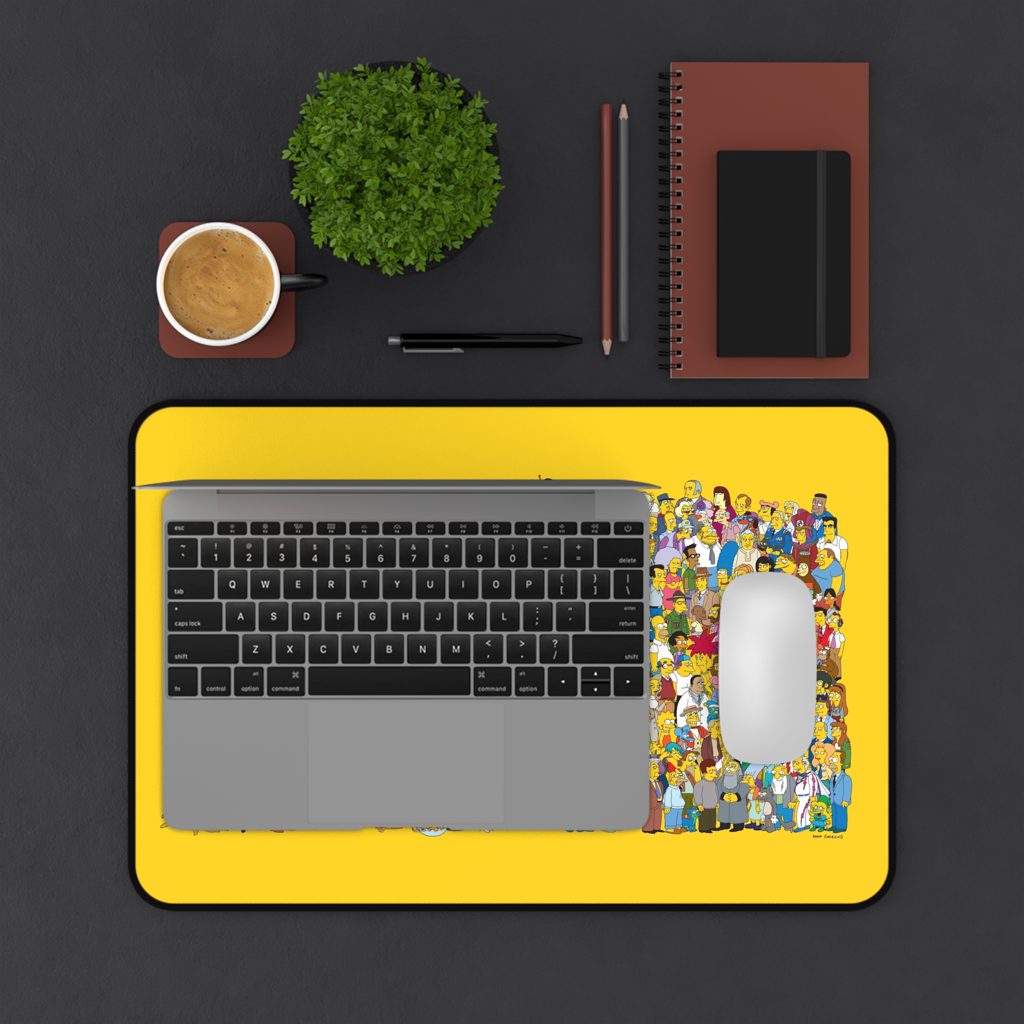 The Simpsons All Characters Desk Mat Mouse Pad - view 8