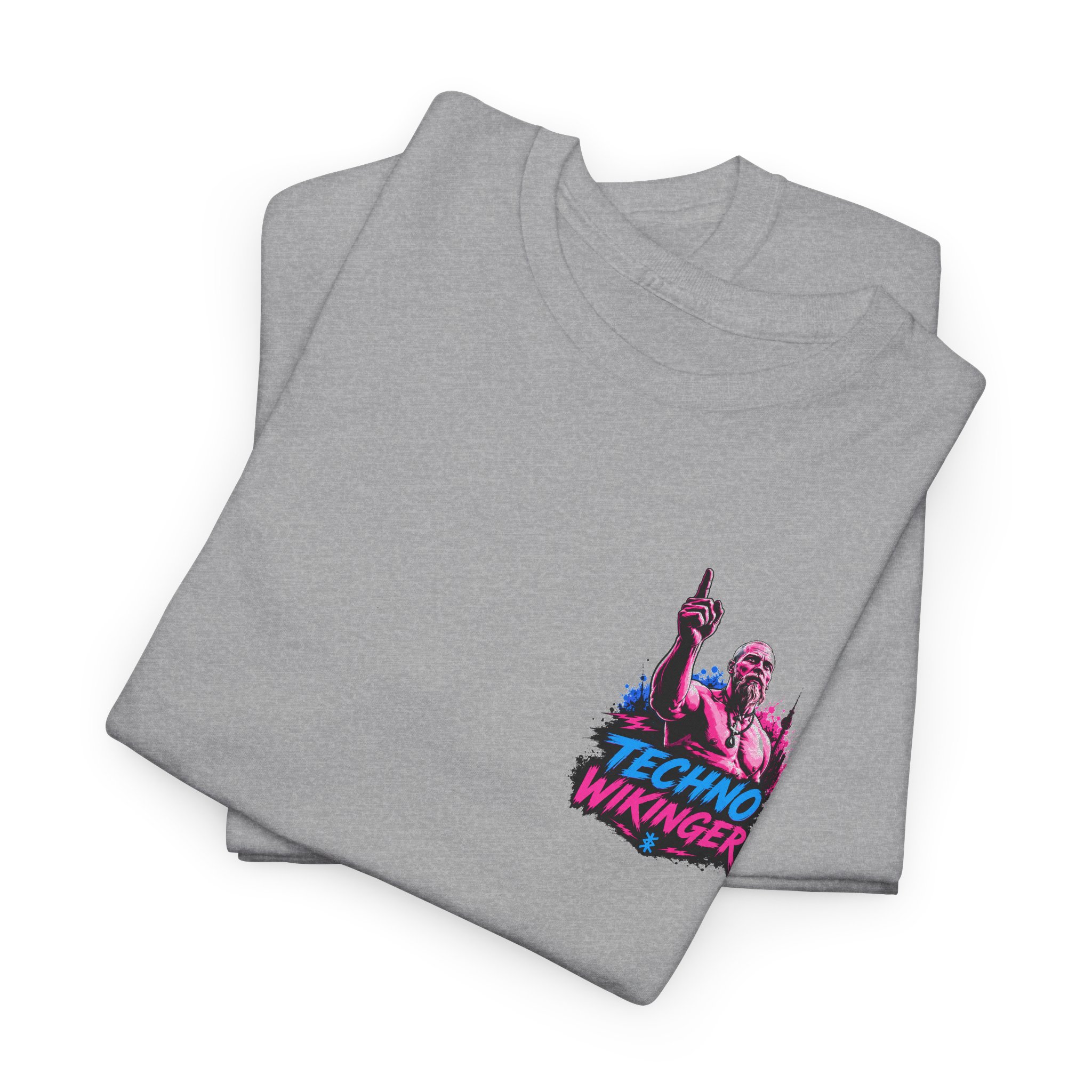 Techno Viking German EDM Rave Club Graphic T-Shirt Tee S-5XL - Image 12
