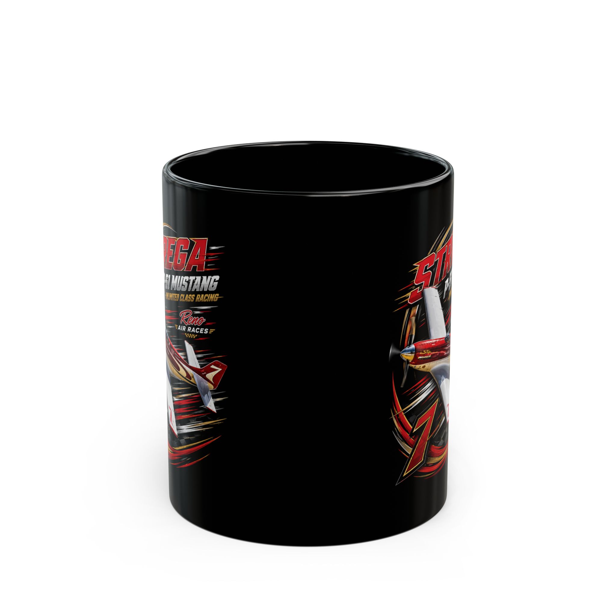 Strega P-51 Mustang Reno Air Races Coffee Mug 11oz 15oz - view 7