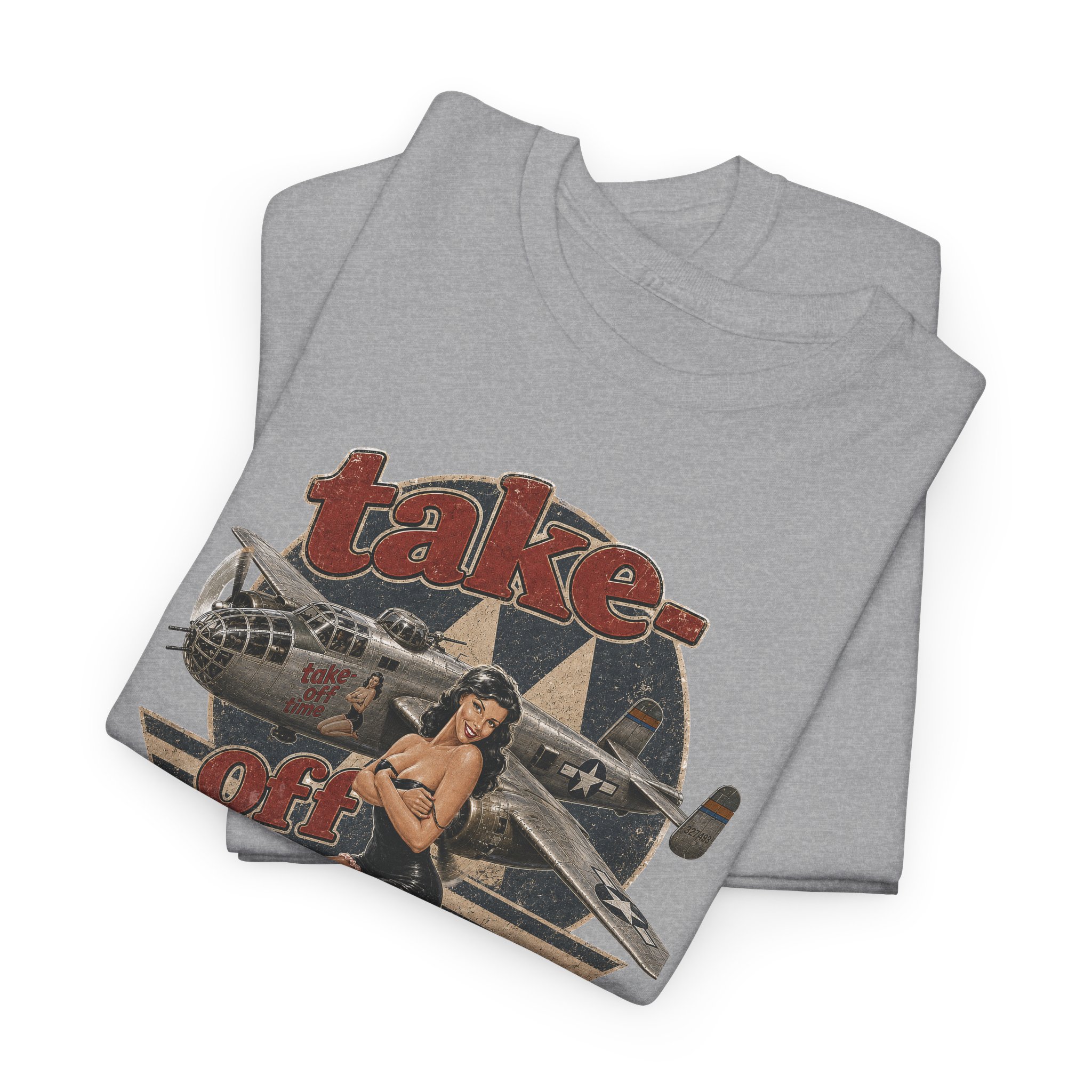 B-25 Take-Off-Time WWII Art History Military Aviation - view 12