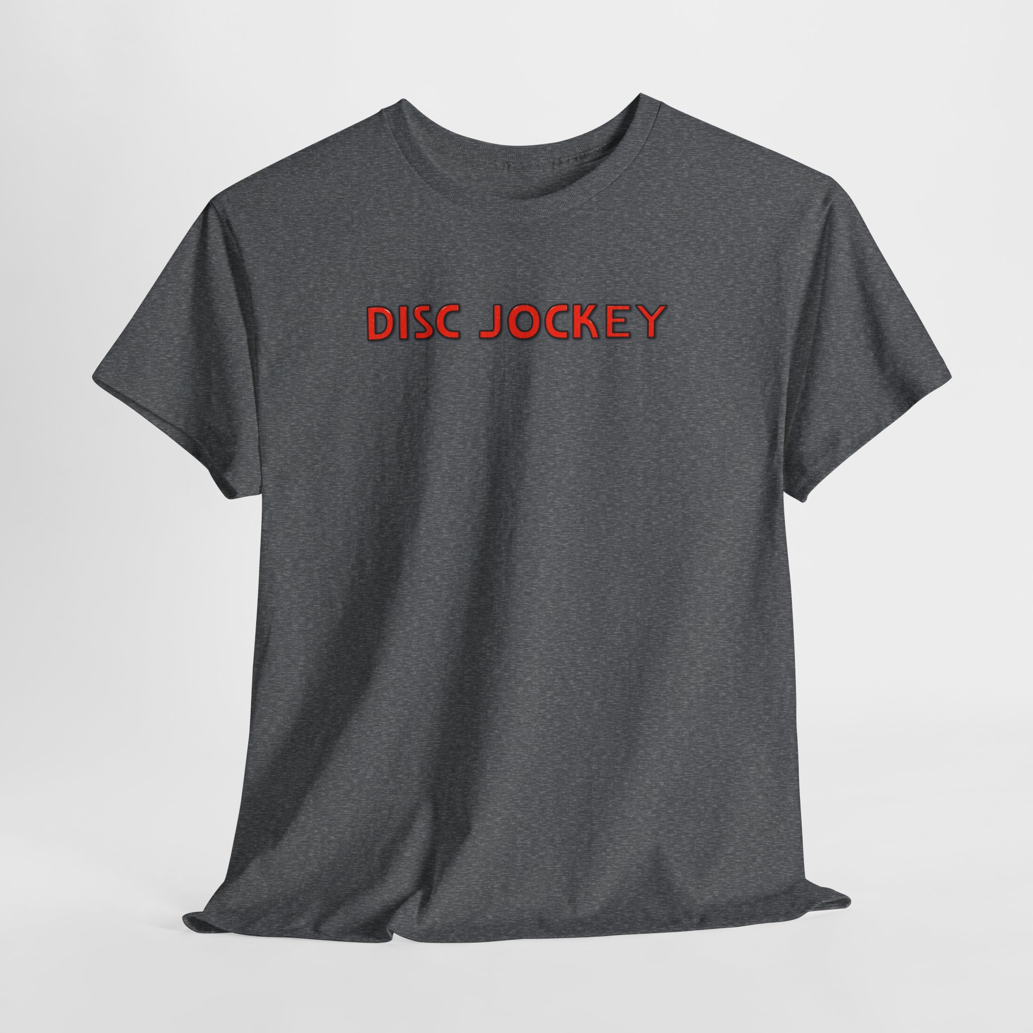 Disc Jockey Retro Music Lover Tee, 80s 90s Unisex Heavy Cotton T-shirt 8 Colors - Image 4