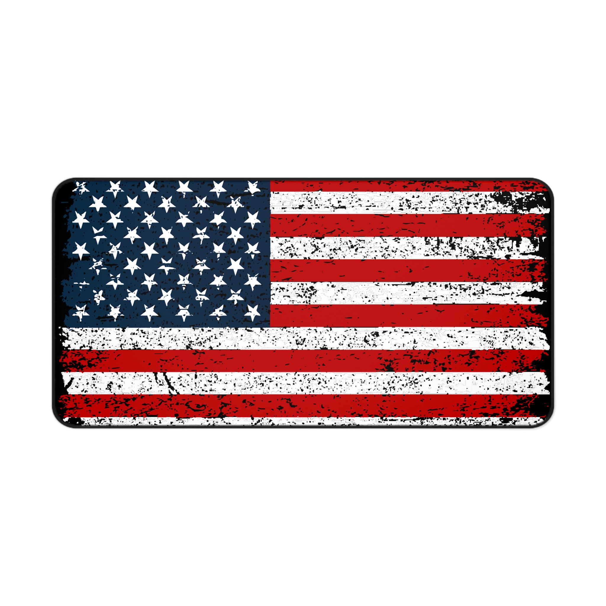 USA Flag Distressed Desk Mat - view 2