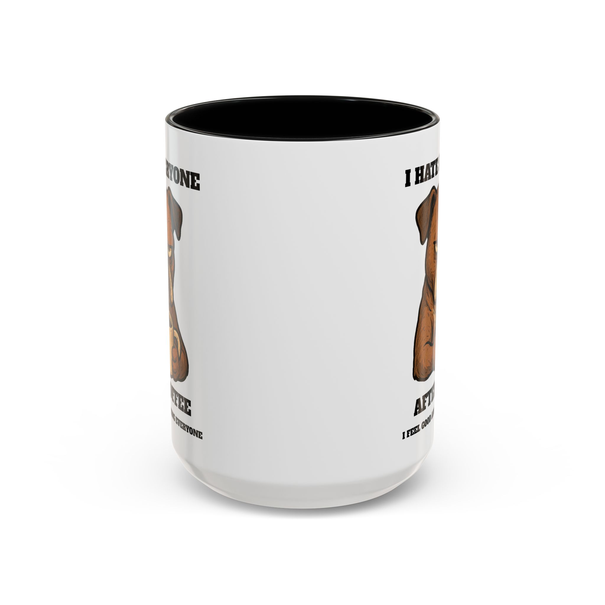 Grumpy Bull Dog – Animal and Coffee Lovers Funny “I Hate - view 2