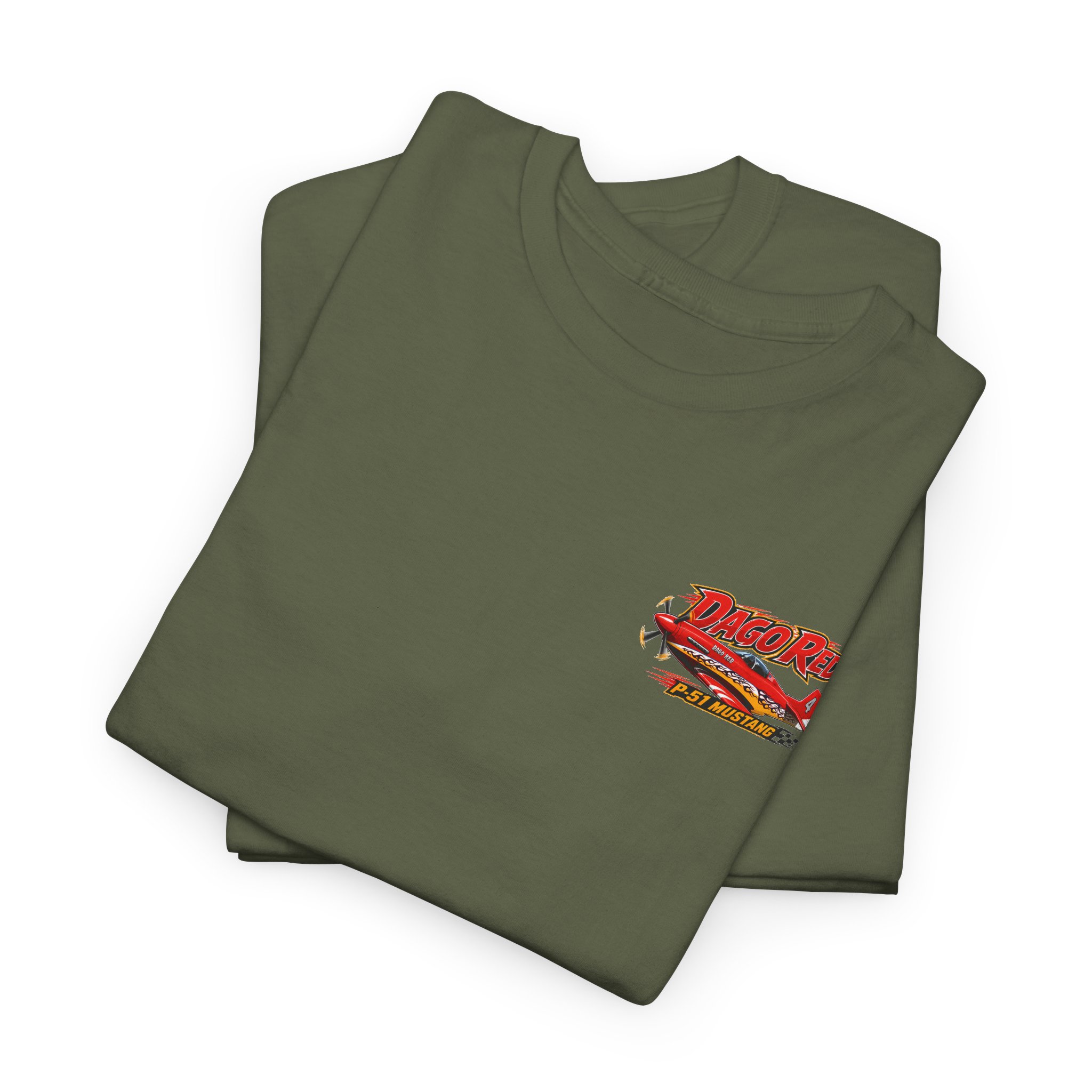 Dago Red P51 Mustang | Reno Air Racing Aviation Lover | T-Shirt Tee S-5XL - Image 22