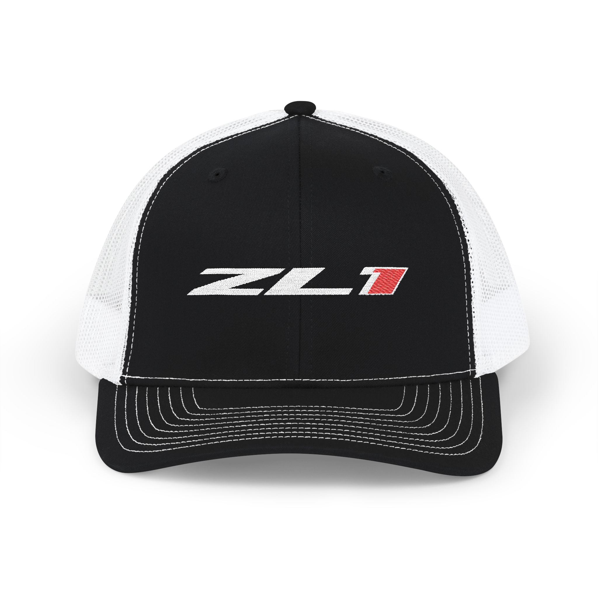 Camaro ZL1 Style Snapback Trucker Cap Hat, American - view 3