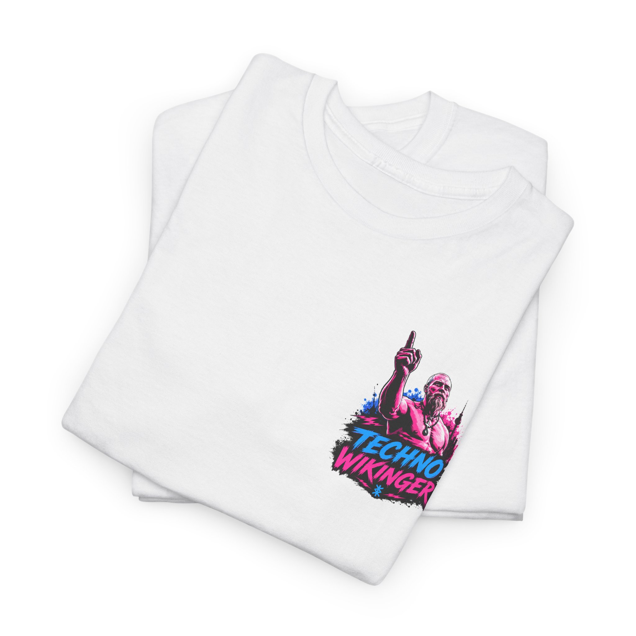 Techno Viking German EDM Rave Club Graphic T-Shirt Tee S-5XL - Image 6