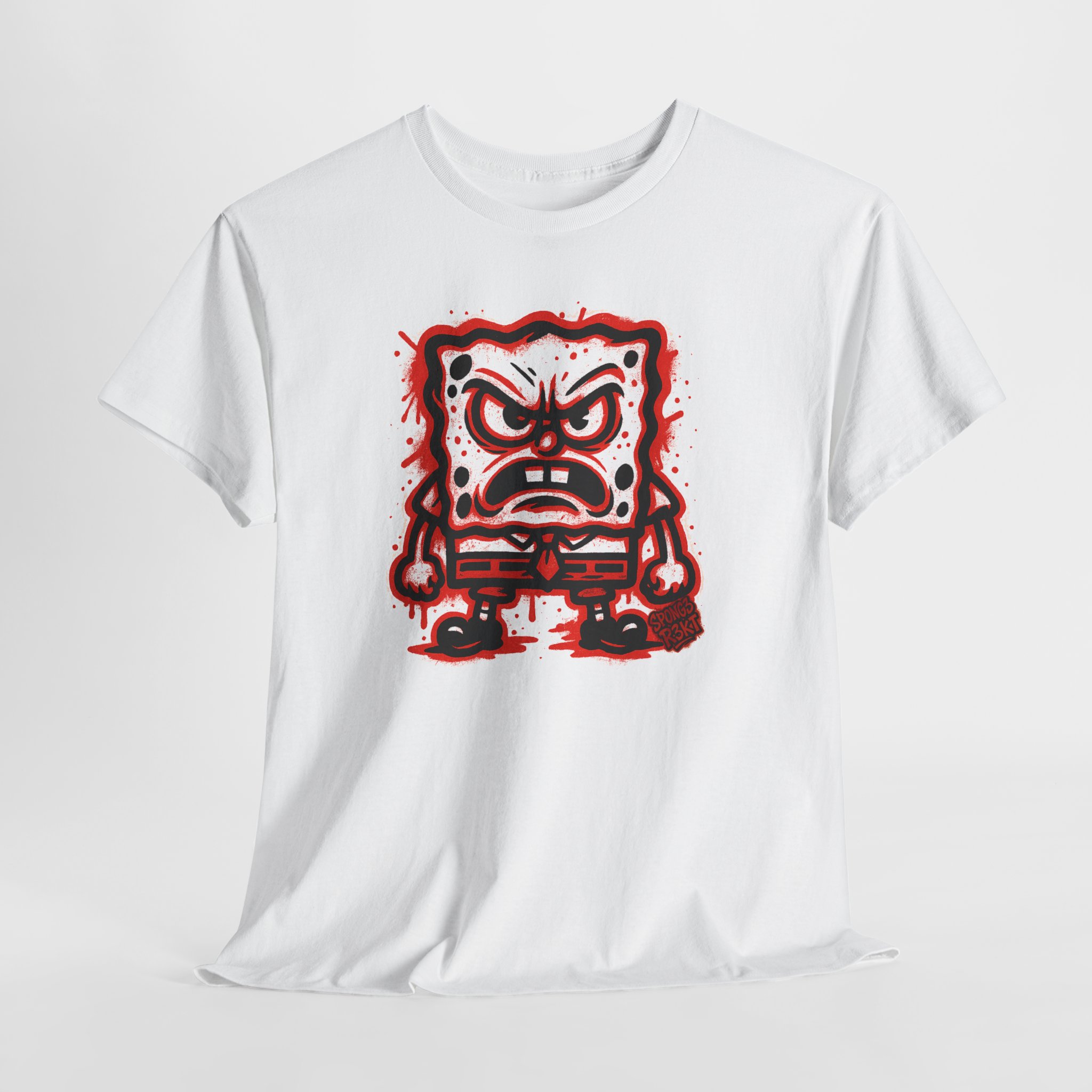 "Spong3 R3KT" Sponge Alter Ego Graffiti Character Tee | 7 Colors | Sizes S-5XL - Image 10