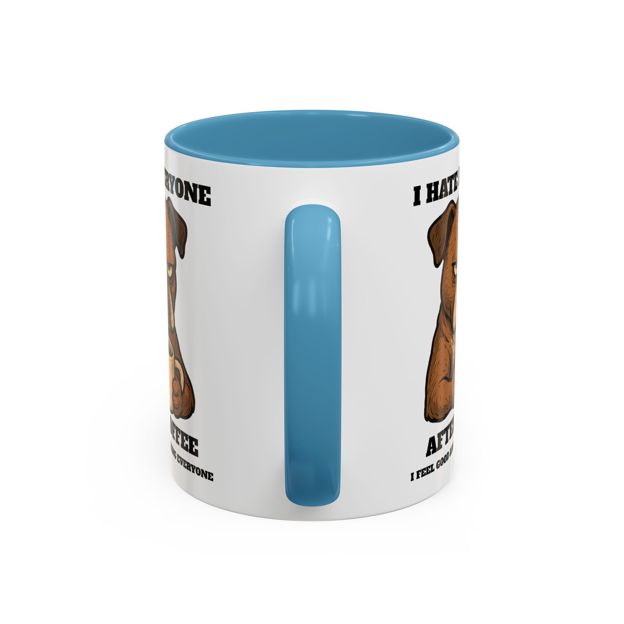 Grumpy Bull Dog – Animal and Coffee Lovers Funny “I Hate - view 44