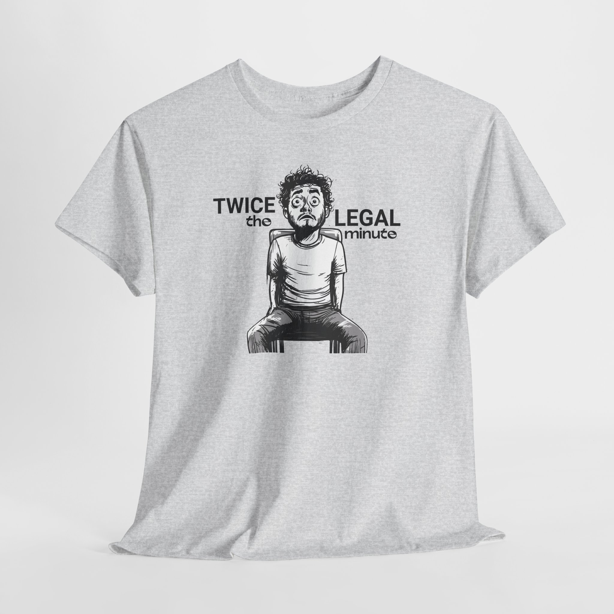 Twice the Legal Minute - Funny Meme Video T-Shirt | DTF Print | S-5XL | 7 Colors - Image 19