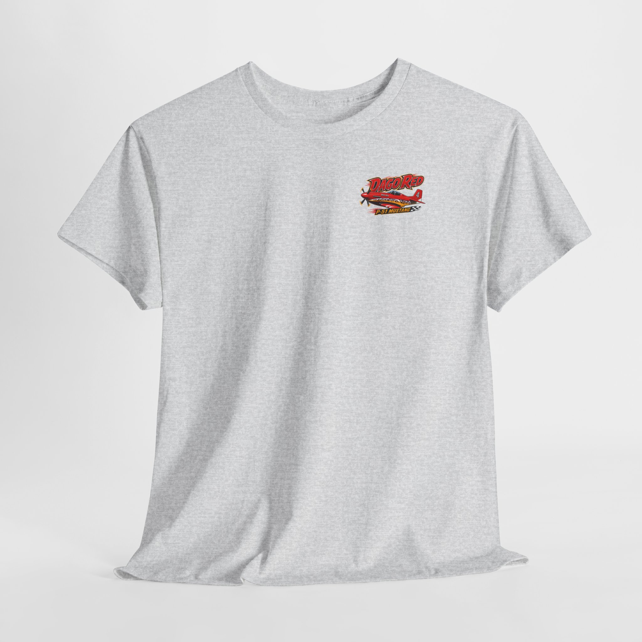 Dago Red P51 Mustang | Reno Air Racing Aviation Lover | T-Shirt Tee S-5XL - Image 24