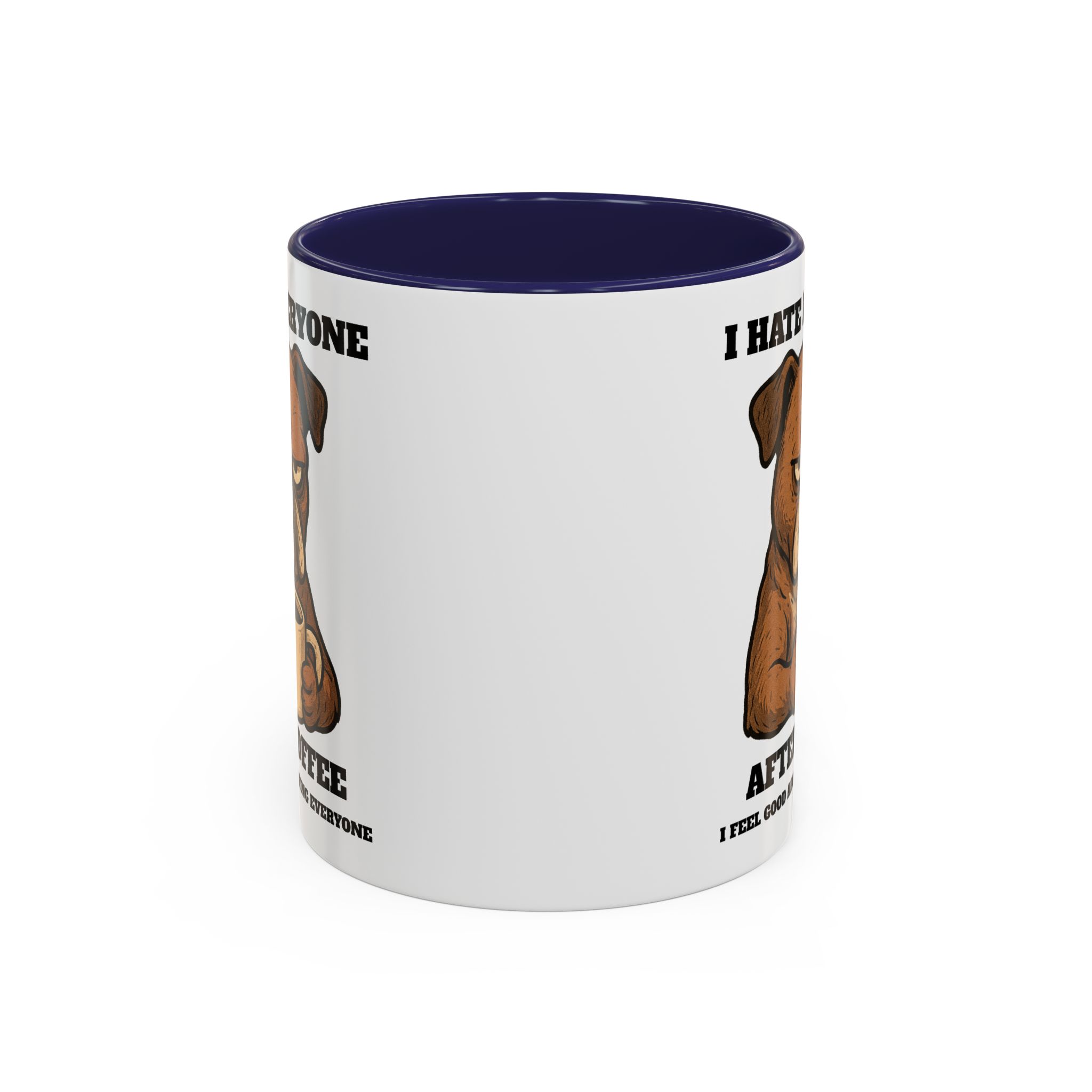 Grumpy Bull Dog – Animal and Coffee Lovers Funny “I Hate - view 11