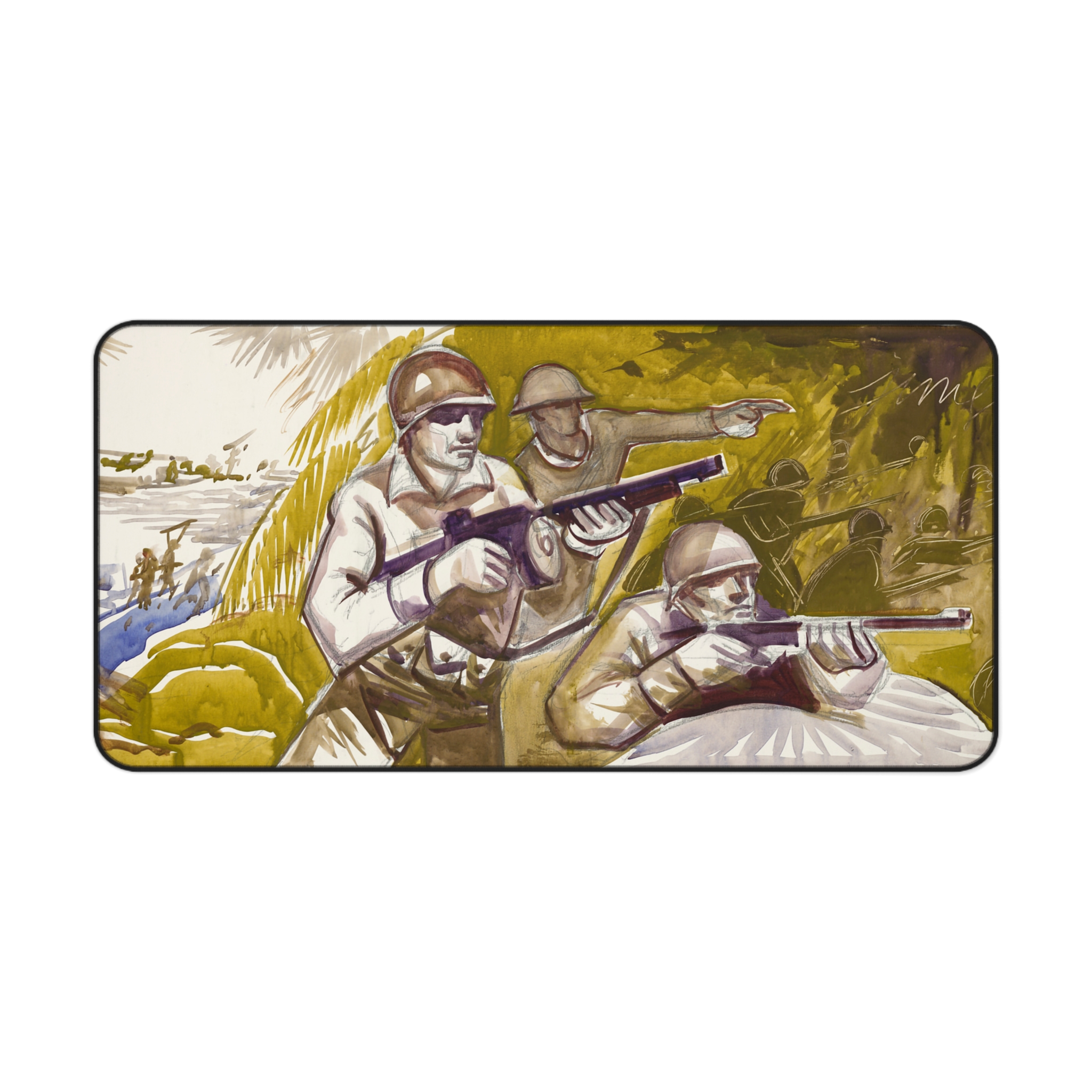 WWII History National Archives Desk Mat - view 3