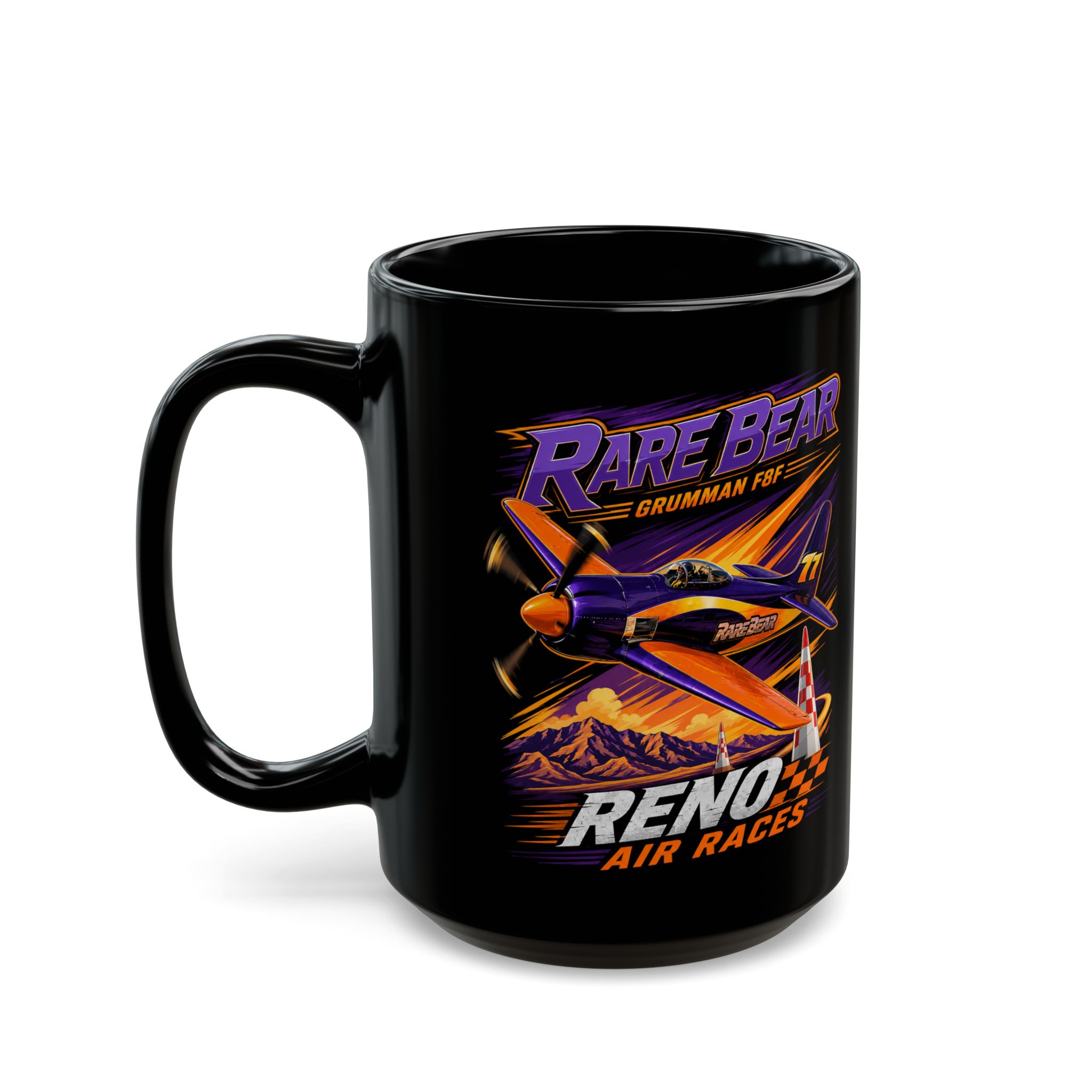 Rare Bear F8 Reno Air Races Coffee Mug 11oz 15oz - view 4