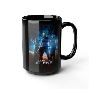 Cowboys & Aliens – Movie Fan Art – Custom Design – Coffee Mug (11oz, 15oz)